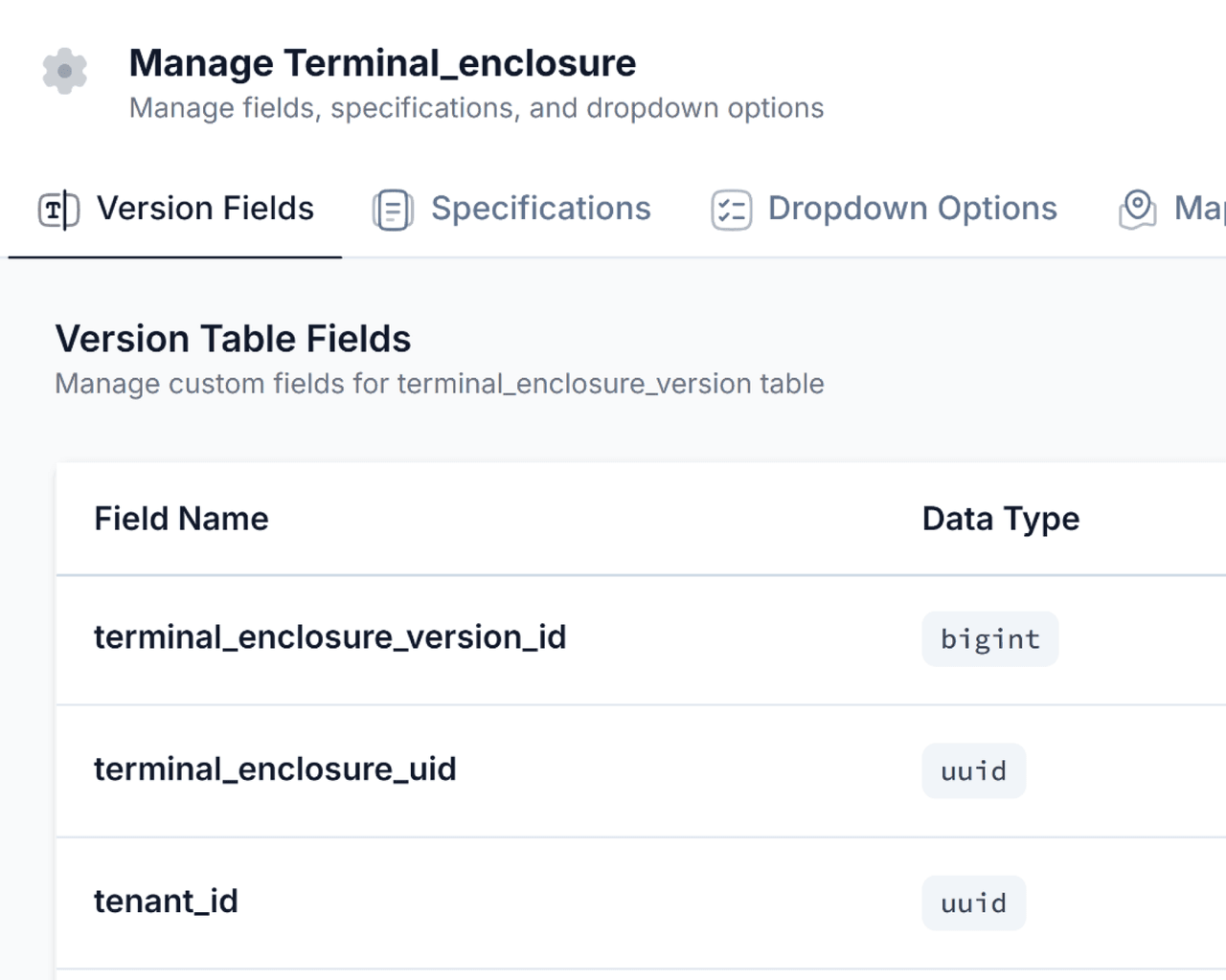 Geocoupler object specification workspace