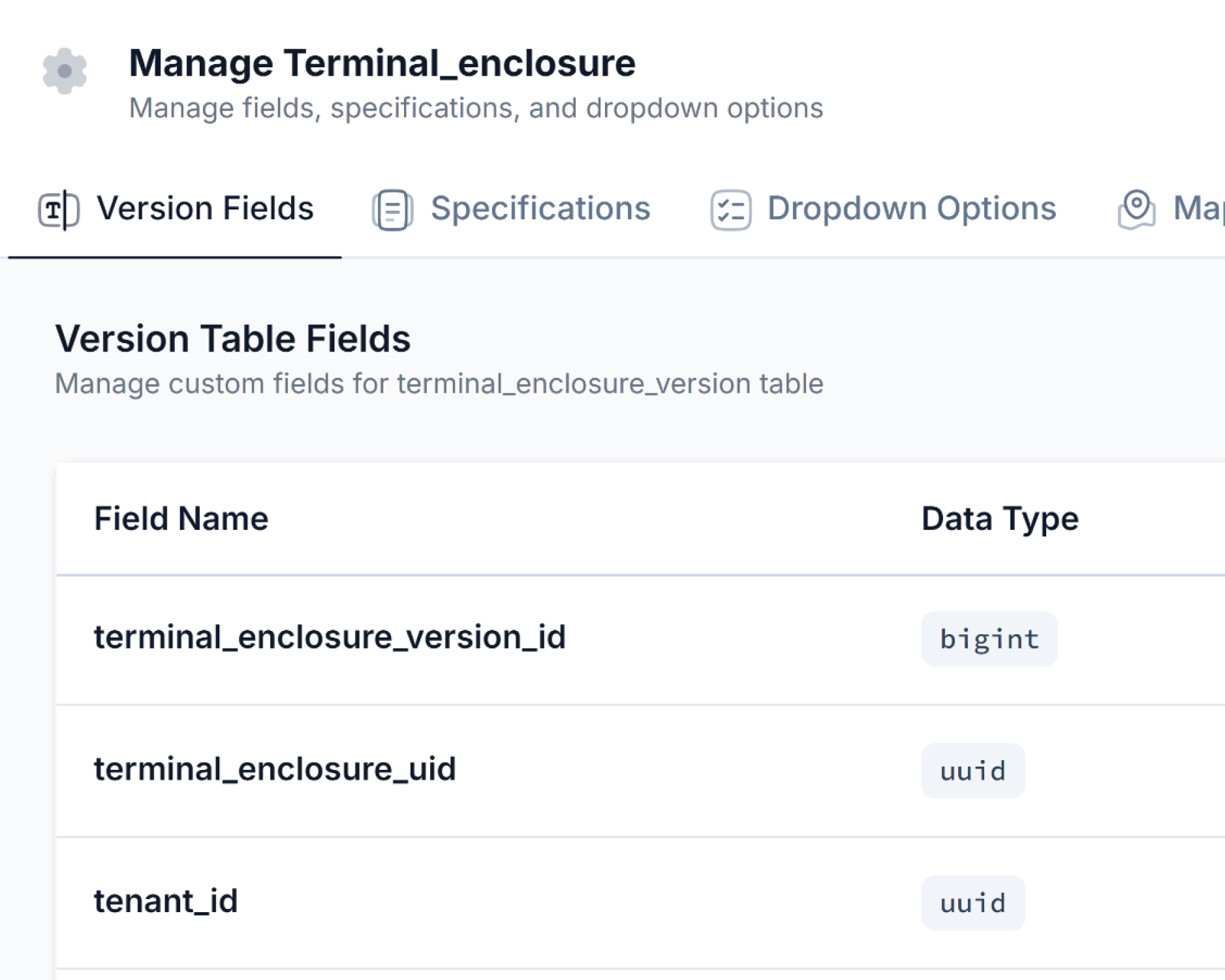 Custom object definitions